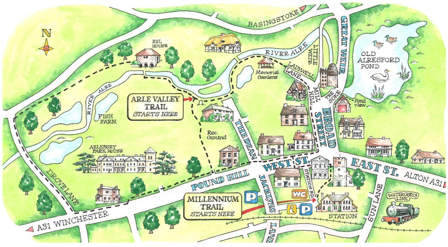 River Arle - Millenium Trail